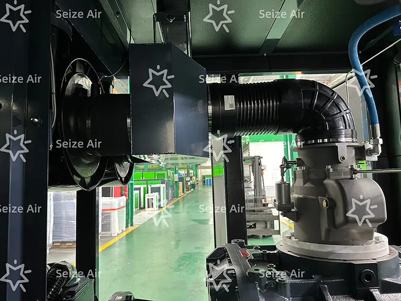 Textile Industry Pm Vsd Two Stage Screw Air Compressor